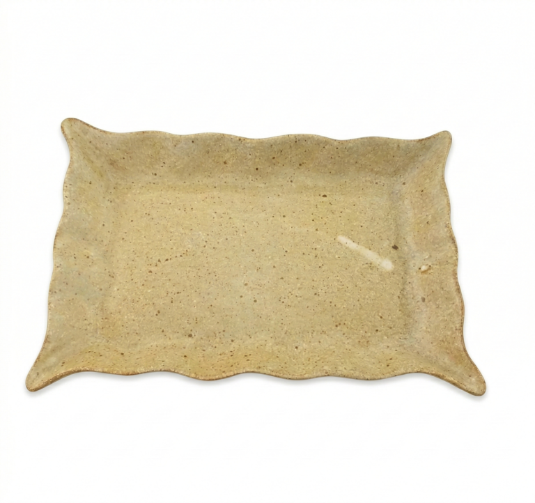 CERÂMICA TORRADA - BANDEJA'' RET BORDA OND P 30X20CM