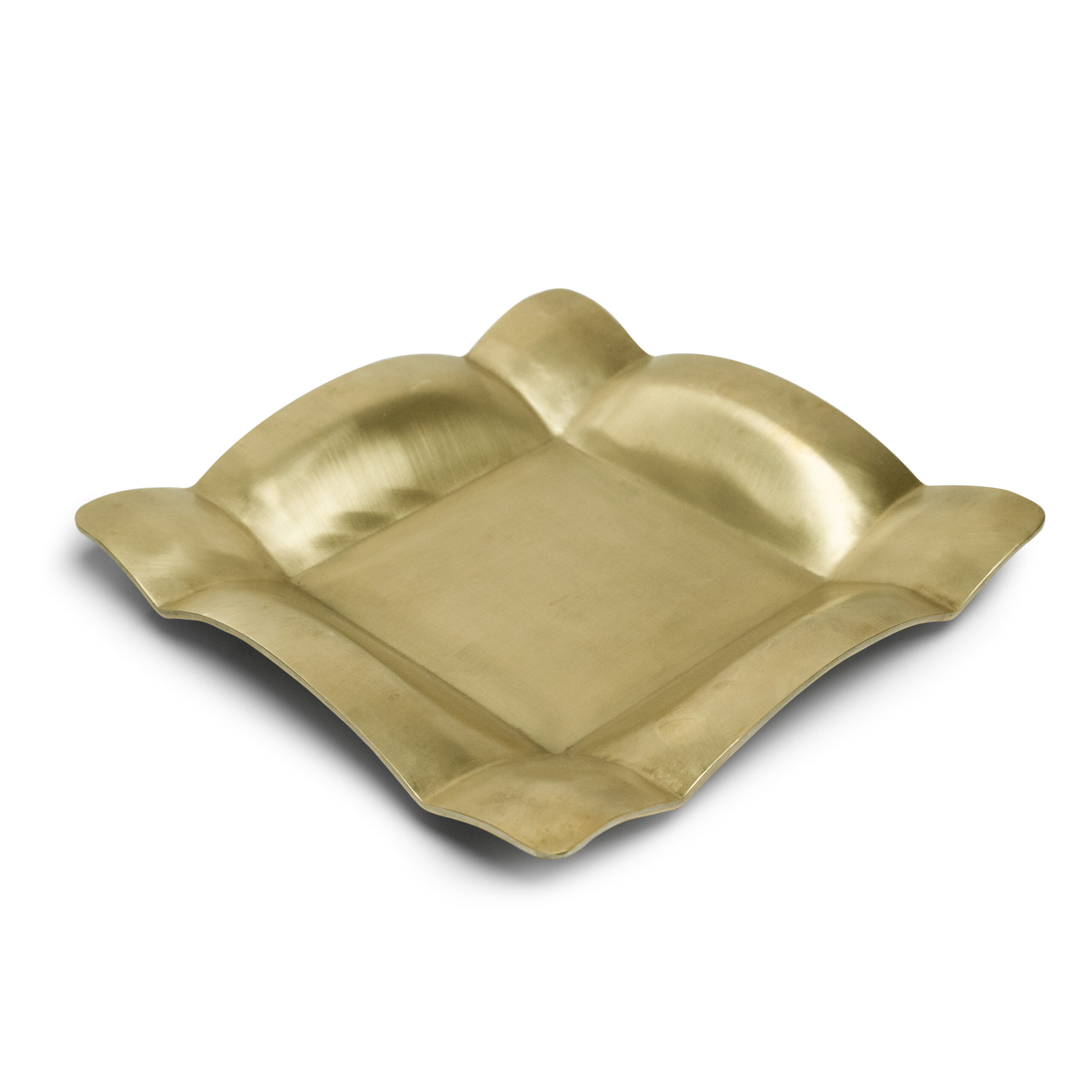 DOURADO - BANDEJA QUAD. OND. FOSCA P 36CM