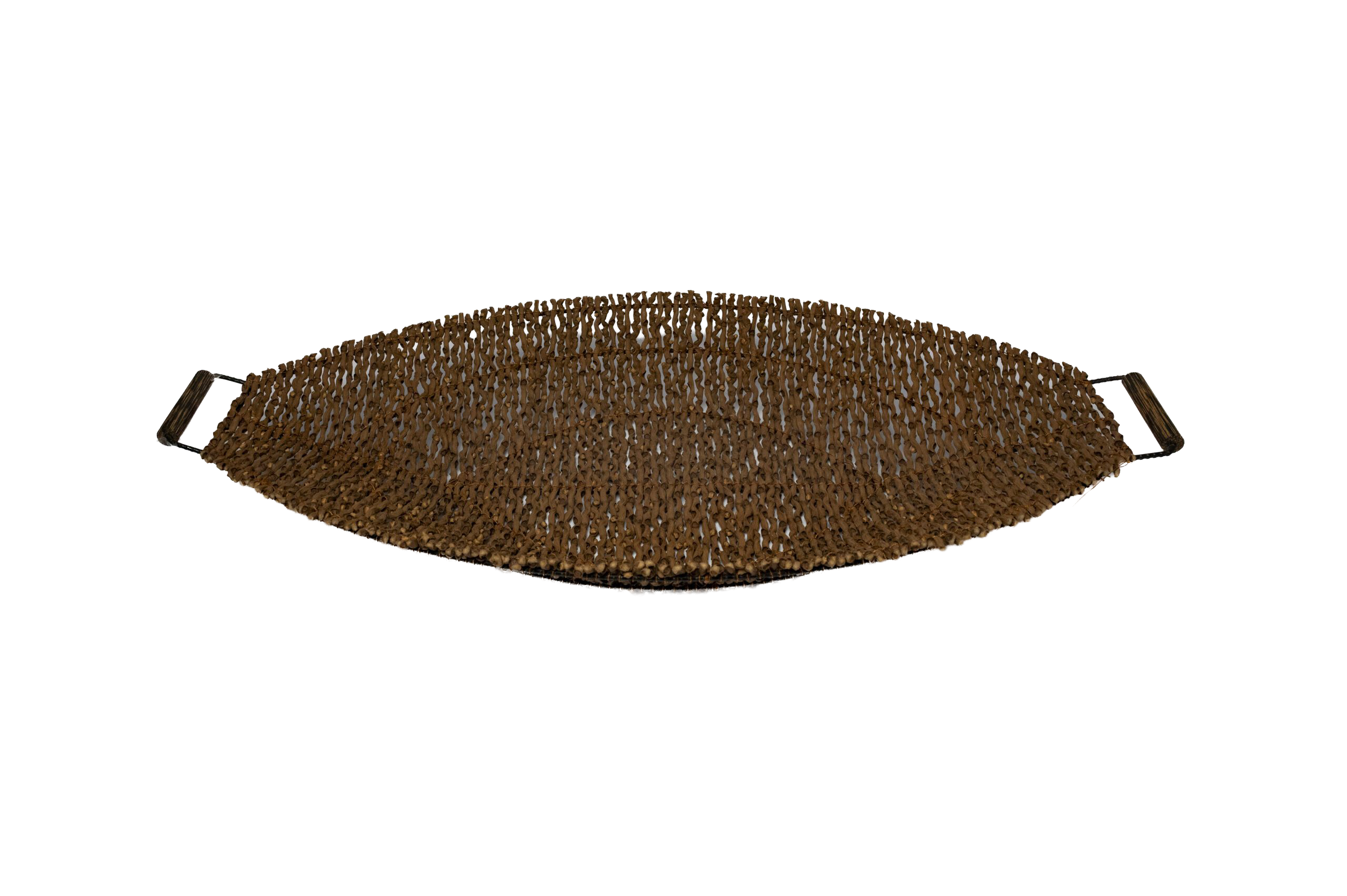 CARTAGENA - CESTA OVAL C/ ALÇA FIBRA NAT. 75X39CM