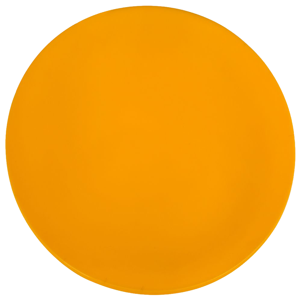 PRATO ACRÍLICO REDONDO AMARELO 40CM