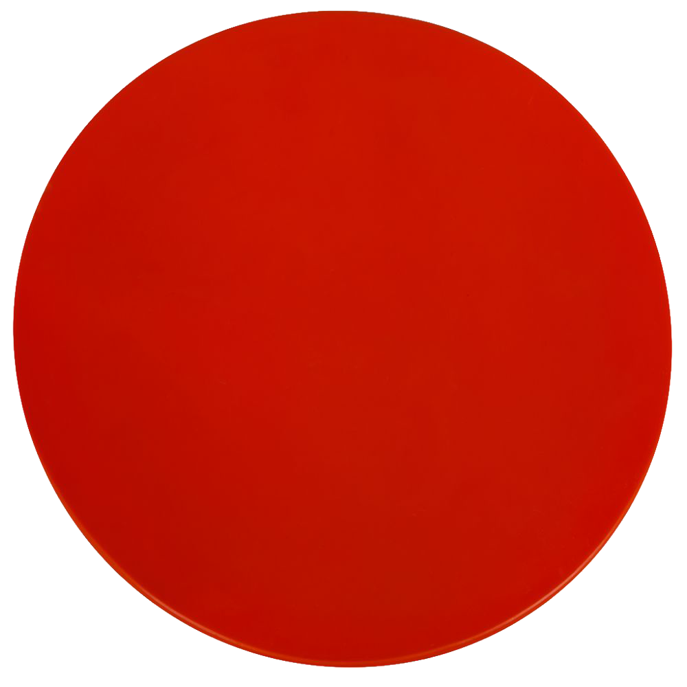 PRATO ACRÍLICO REDONDO LARANJA 40CM
