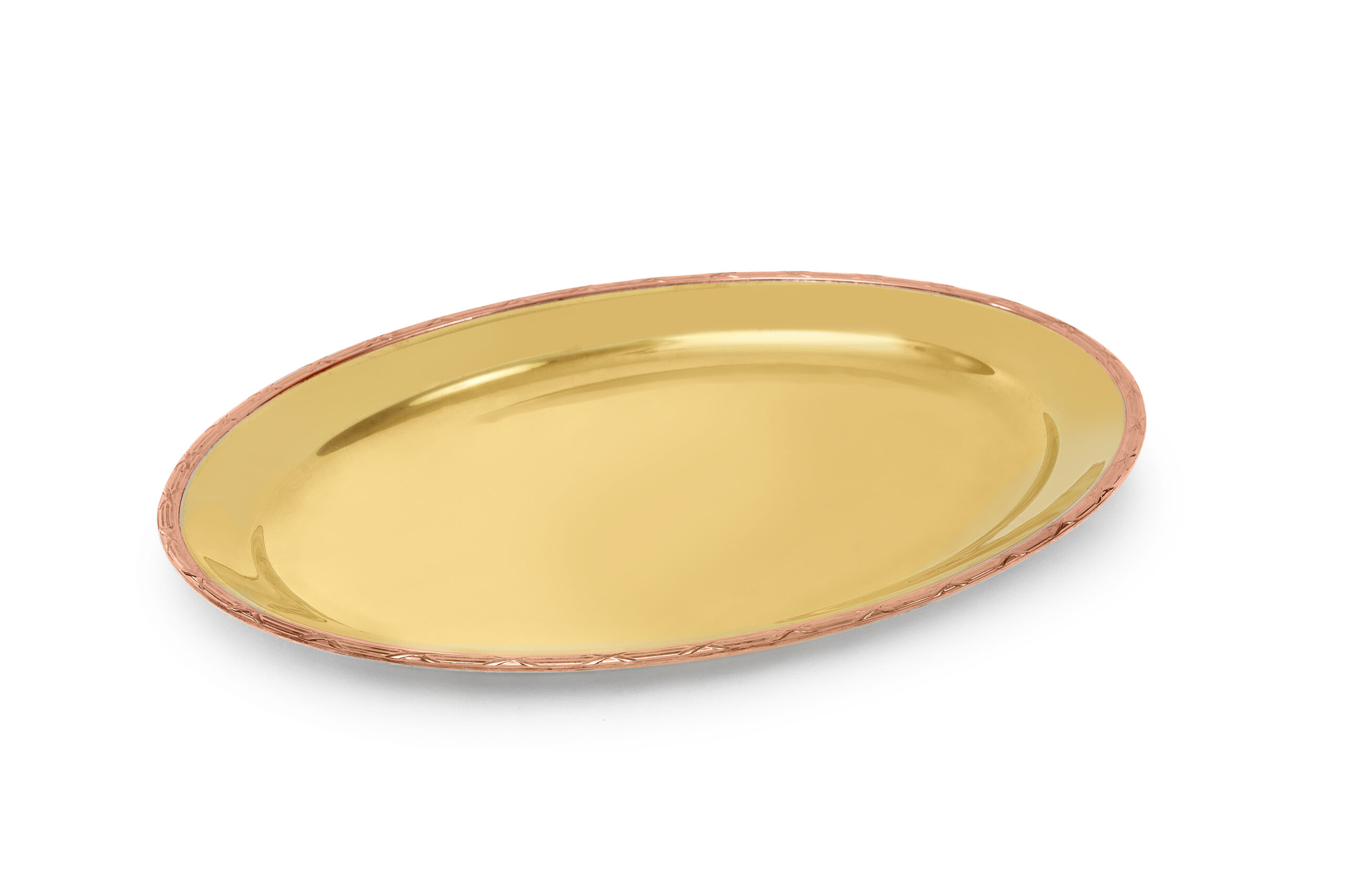 TRAVESSA OVAL OURO Nº 02 56CM