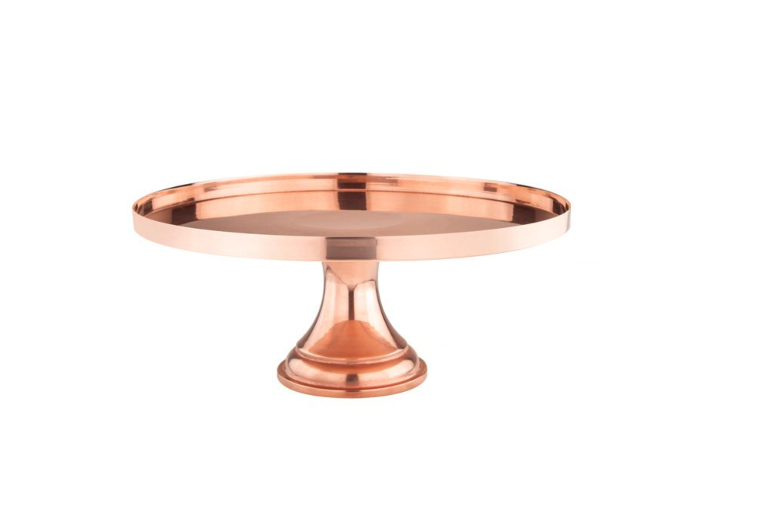 PRATO BOLO COBRE REDONDO 40CM H18
