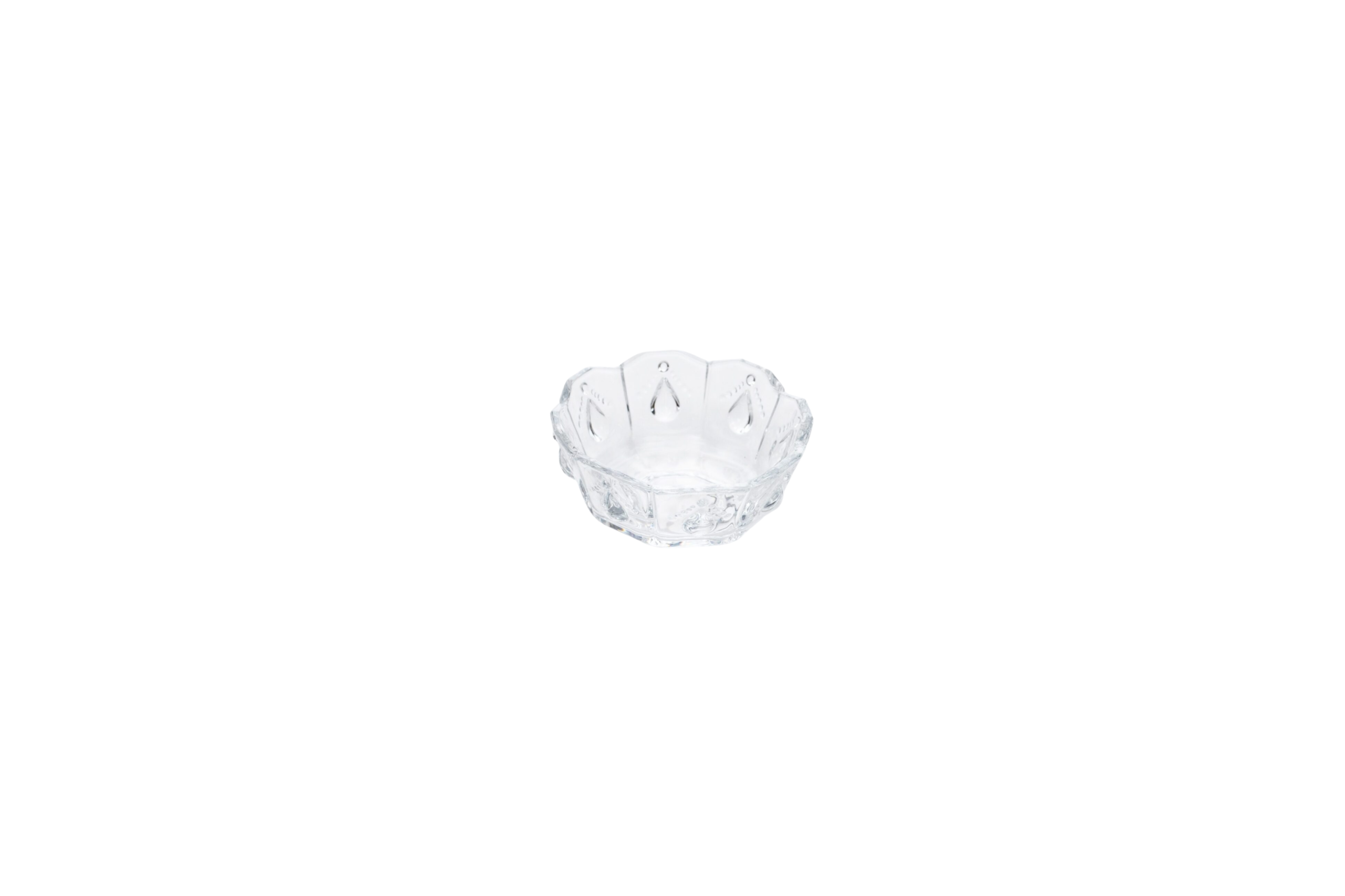 7 TAÇA COUVERT CRISTAL COLMÉIA