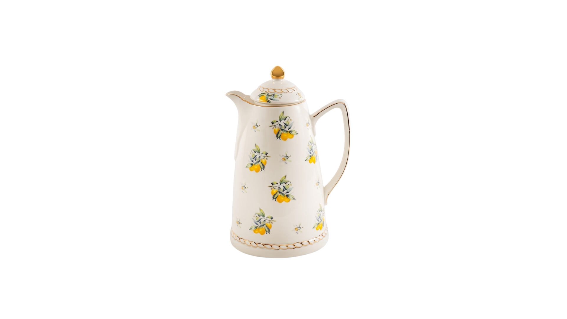 GARRAFA TÉRMICA PORCELANA LIMÃO SICILIANO 900ML