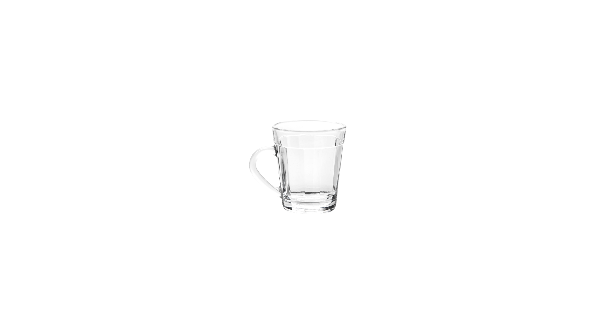 CANEQUINHA AMERICANO VIDRO - B 5,5  H 6,5CM