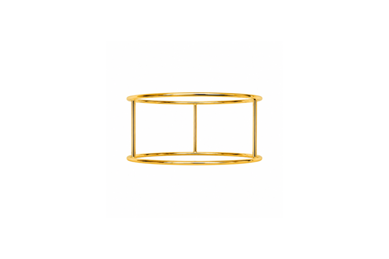 IPIOCA - SUPORTE DOURADO D20CM H10CM
