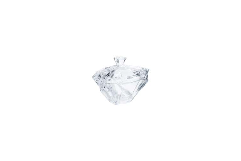 BOMBONIERE CRISTAL FACETADA