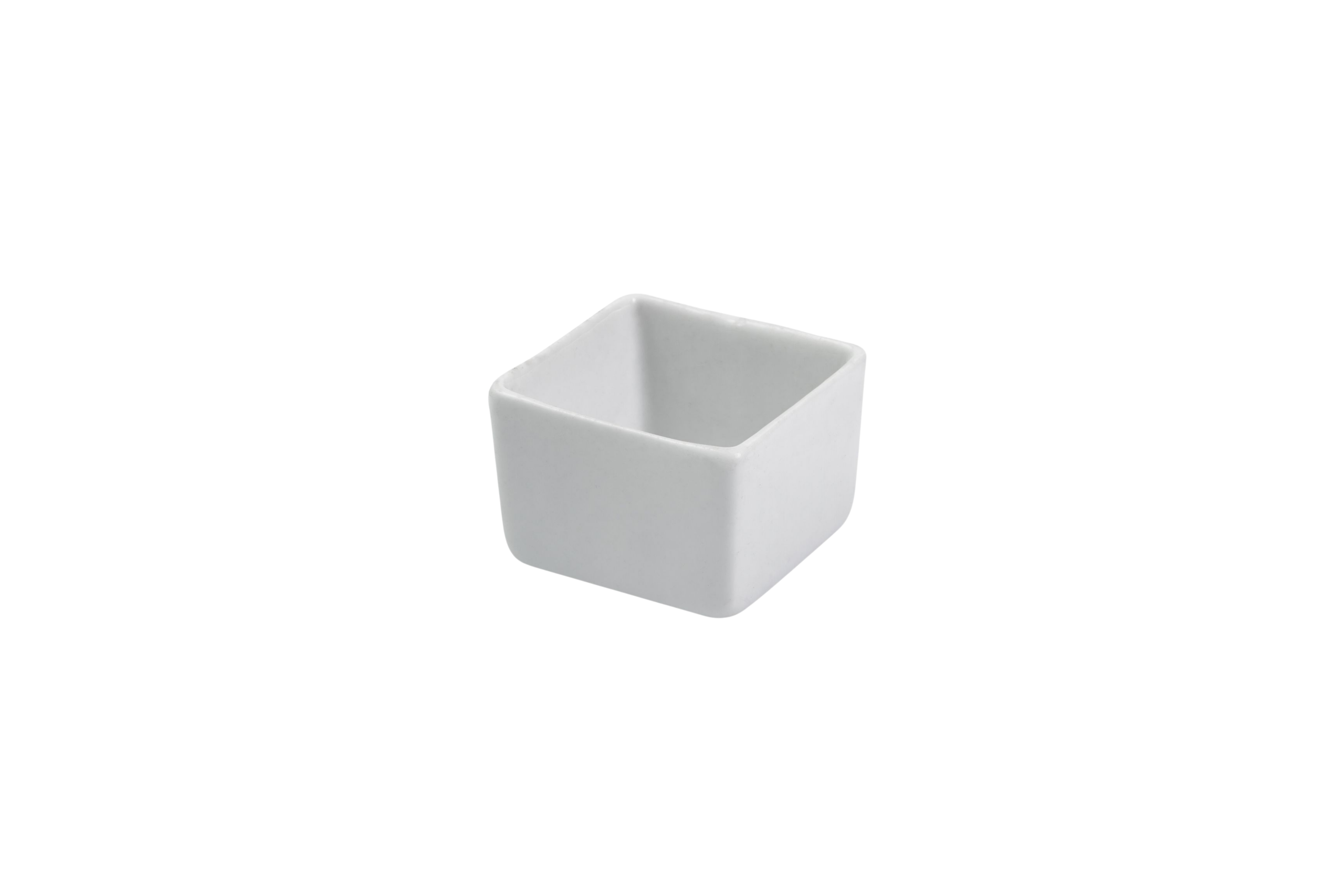 BRANCA - MINI CUBO PORCELANA 4X4CM. (ALT.2,5)