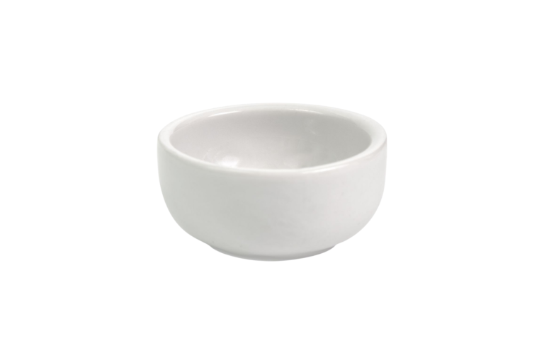 BRANCA - MINI TIGELA RASA BOCA 6CM H3CM