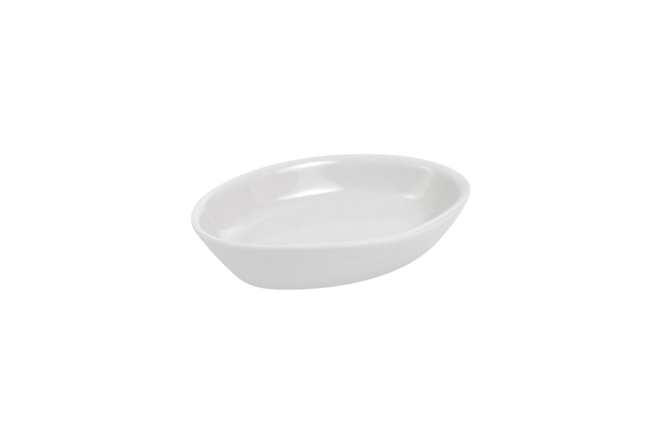 BRANCA - MINI TRAVESSA OVAL 8X5,5CM