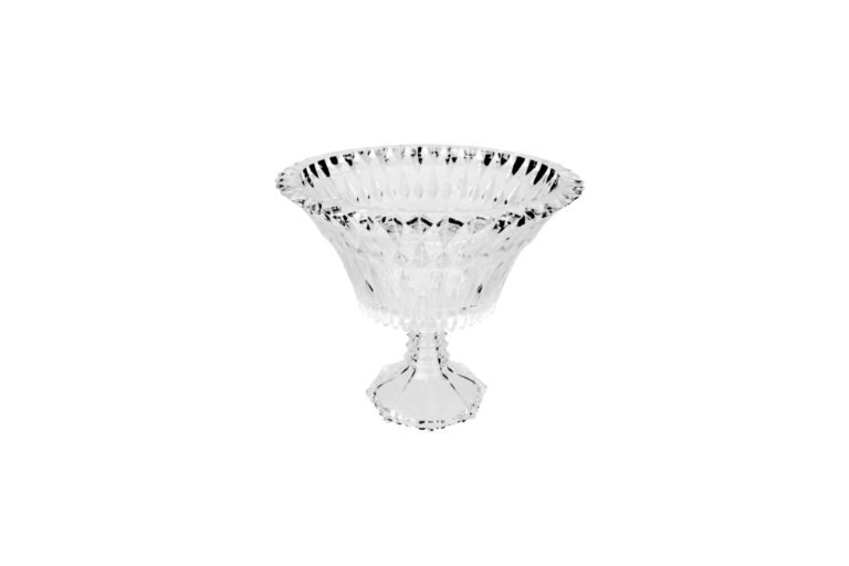 FRUTEIRA CRISTAL DIAMANTE COM PÉ B22 H23