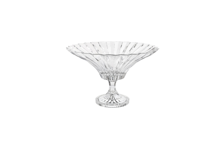 FRUTEIRA CRISTAL DIAMANTE GRD C/ PÉ B40 H25 CM
