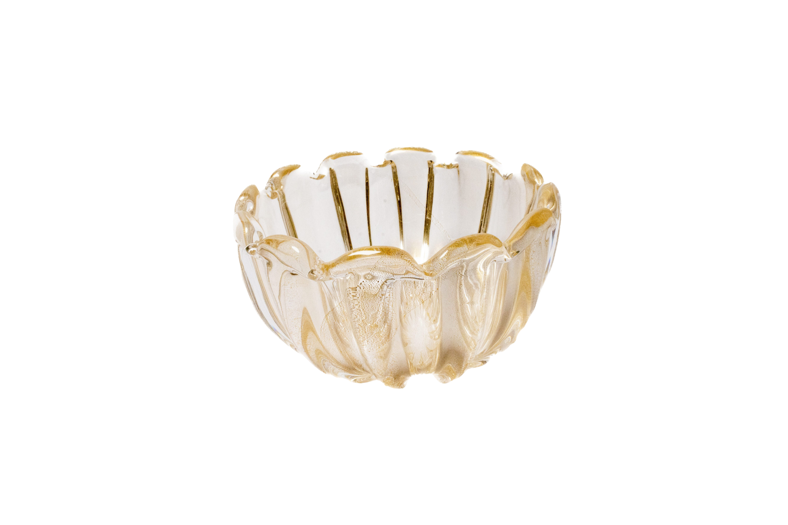 MURANO - BOWL RED GOMADO M D30 H16CM