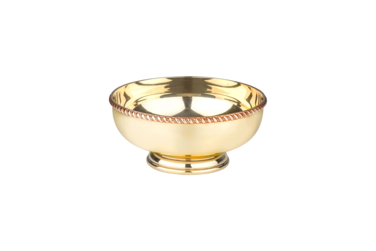 BOWL DOURADO C/ BASE - BOCA 17,5CM
