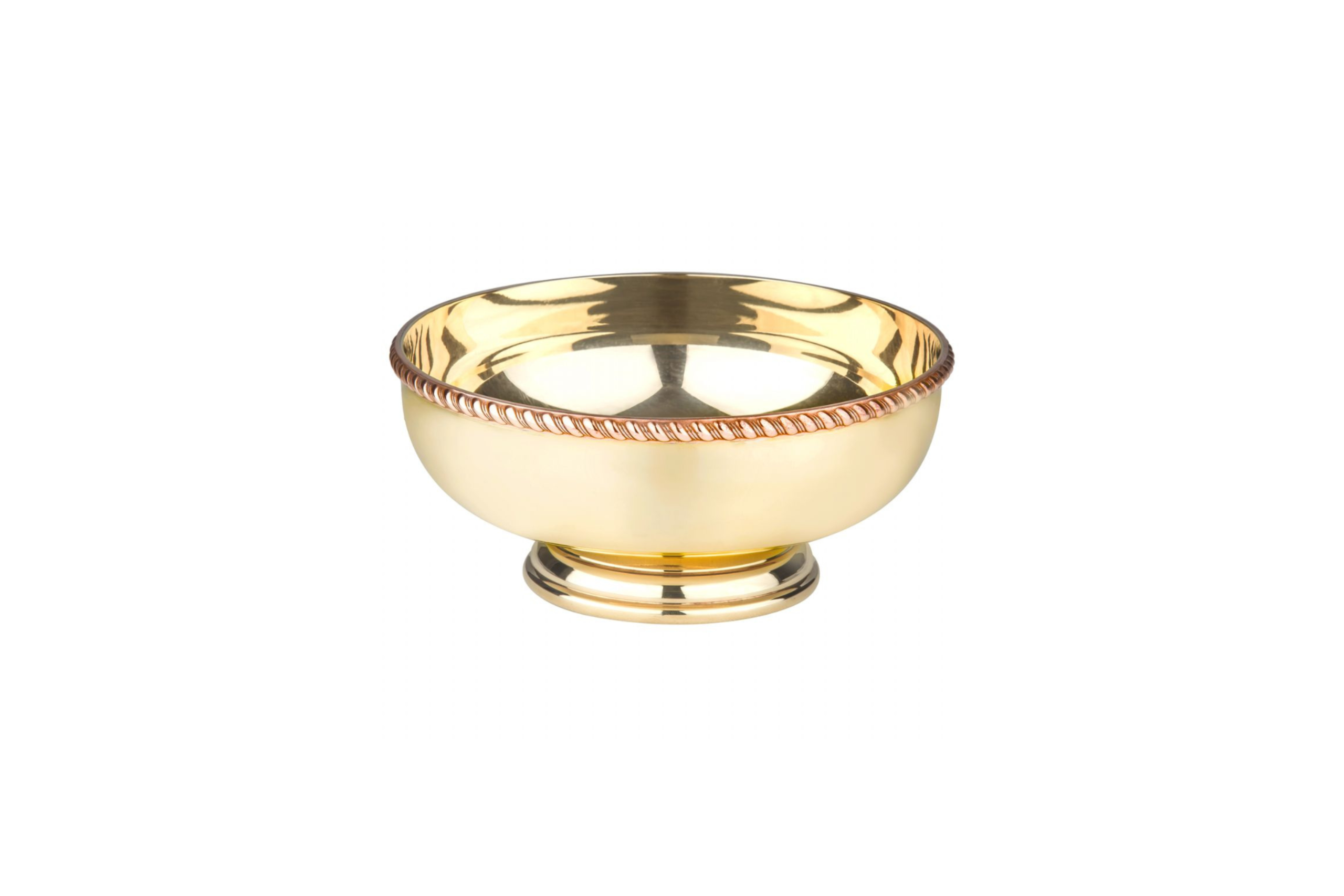 BOWL DOURADO C/ BASE - BOCA 17,5CM